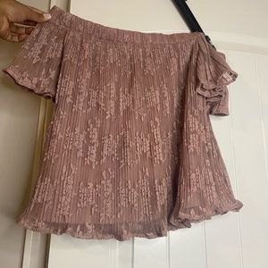 Off the shoulder shirt